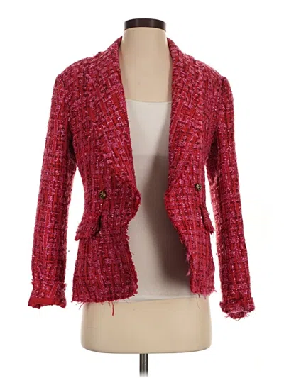 Pre-owned Aqua Blazer Jacket In Red