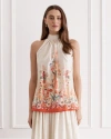Aqua Blu Alice Top In Pink