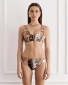 Aqua Blu Amelia Top In Multi