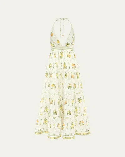 AQUA BLU AUSTRALIA JACINTA BACKLESS HALTER MAXI DRESS