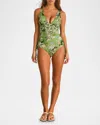 Aqua Blu Australia Jacquelin One-piece Swimsuit (dd/e Cup) In Multi