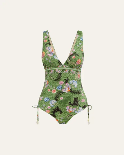 Aqua Blu Australia Jacquelin One-piece Swimsuit (dd/e Cup) In Multi
