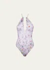 Aqua Blu Australia Juno One-piece Swimsuit (a-c Cup) In Zephyr