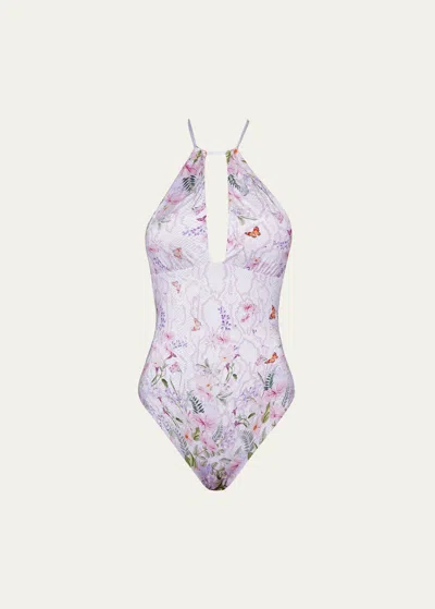 Aqua Blu Australia Juno One-piece Swimsuit (a-c Cup) In Zephyr