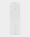 Aqua Blu Australia Linen Resort Pants In White