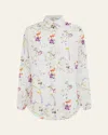 Aqua Blu Australia Odilia Beach Shirt In Multi