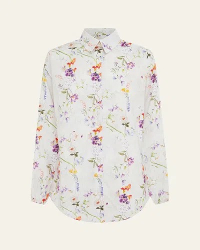 Aqua Blu Australia Odilia Beach Shirt In Multi
