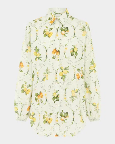 Aqua Blu Australia Odilia Beach Shirt In Multi