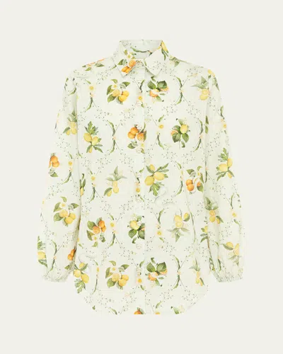 Aqua Blu Australia Odilia Beach Shirt In Multi