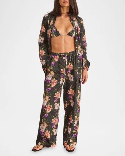 Aqua Blu Australia Resort Pants In Multi