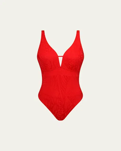 AQUA BLU AUSTRALIA ROSSA ALANA ONE-PIECE SWIMSUIT (DD-E CUP)