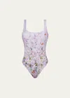 Aqua Blu Australia Zephyr Vero One-piece Swimsuit (dd-e Cup) In Zephyr