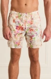 Aqua Blu Classic Boardshorts In White
