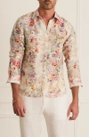 Aqua Blu Relaxed Fit Blake Shirt In White