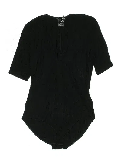 Pre-owned Aqua Bodysuit In Black