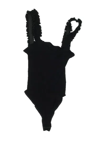 Pre-owned Aqua Bodysuit In Black