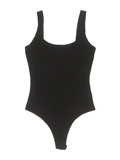 Pre-owned Aqua Bodysuit In Black