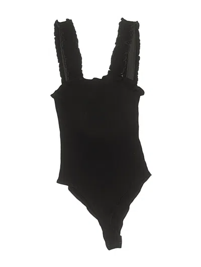 Pre-owned Aqua Bodysuit In Black