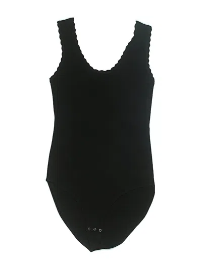 Pre-owned Aqua Bodysuit In Black