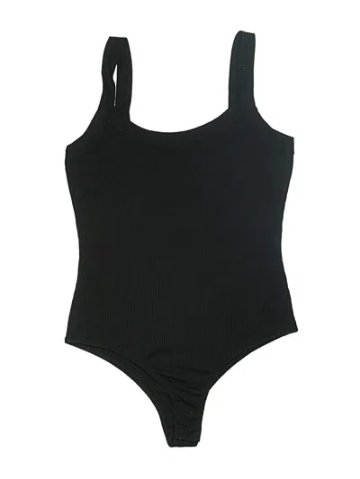 Pre-owned Aqua Bodysuit In Black