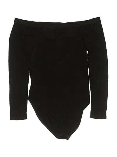 Pre-owned Aqua Bodysuit In Black