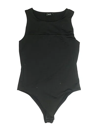 Pre-owned Aqua Bodysuit In Black