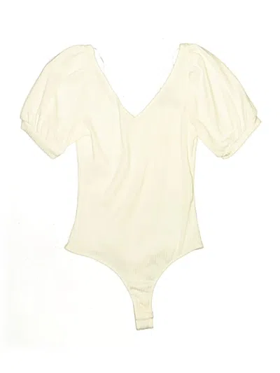 Pre-owned Aqua Bodysuit In Ivory