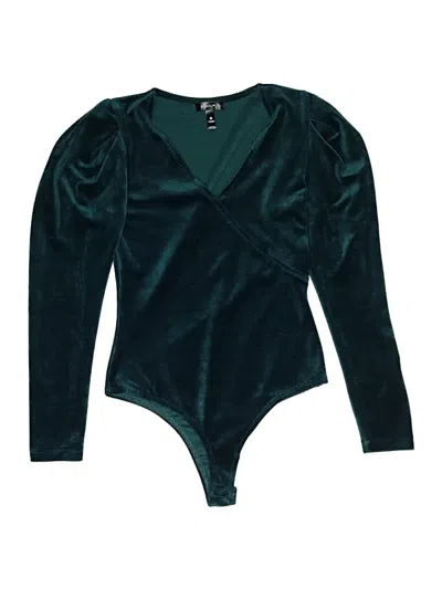 Pre-owned Aqua Bodysuit In Teal