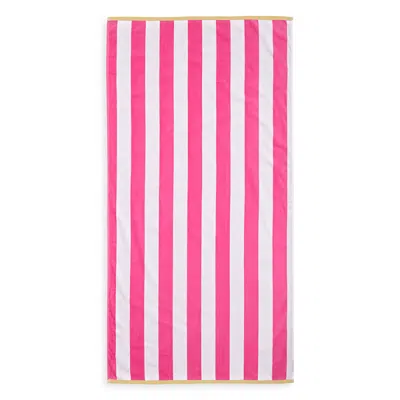Aqua Cabana Stripe Beach Towel - Exclusive In Pink