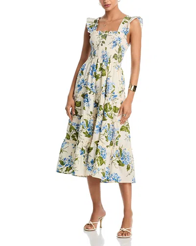 Aqua Calypso Tiered Smocked Dress - Exclusive In Blue