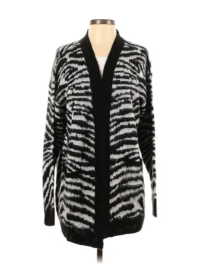 Pre-owned Aqua Cardigan Sweater In Black