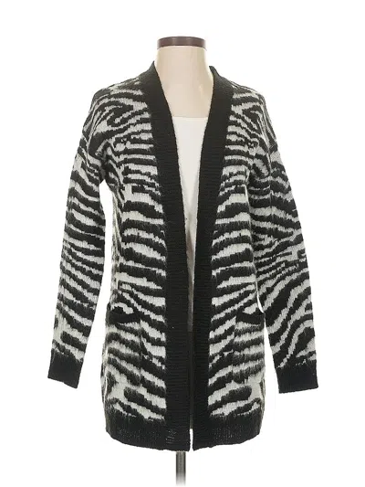 Pre-owned Aqua Cardigan Sweater In Black