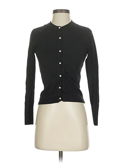 Pre-owned Aqua Cardigan Sweater In Black
