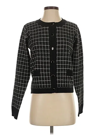 Pre-owned Aqua Cardigan Sweater In Black