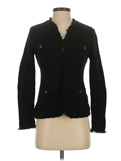 Pre-owned Aqua Cardigan Sweater In Black
