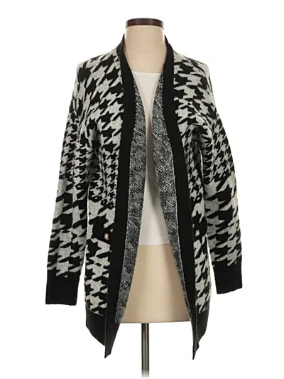 Pre-owned Aqua Cardigan Sweater In Black