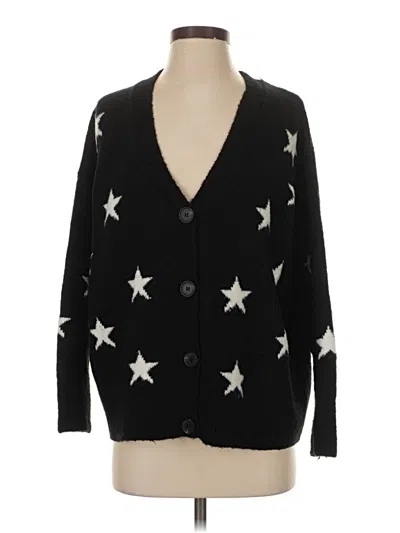 Pre-owned Aqua Cardigan Sweater In Black