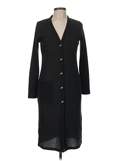 Pre-owned Aqua Cardigan Sweater In Black
