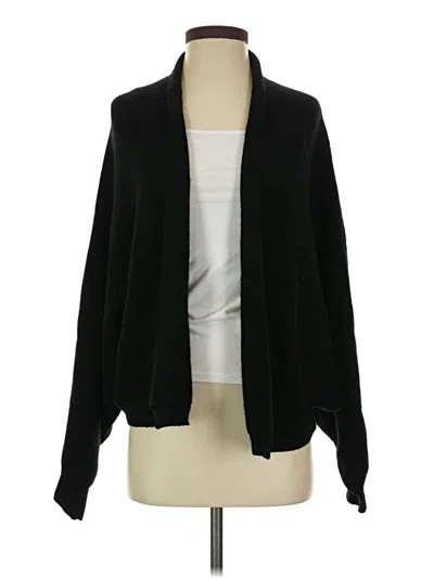 Pre-owned Aqua Cardigan Sweater In Black