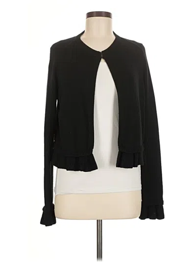 Pre-owned Aqua Cardigan Sweater In Black