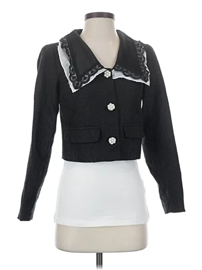 Pre-owned Aqua Cardigan Sweater In Black