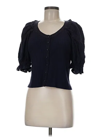 Pre-owned Aqua Cardigan Sweater In Blue
