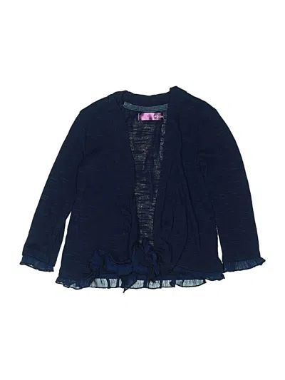 Pre-owned Aqua Kids' Cardigan Sweater In Blue