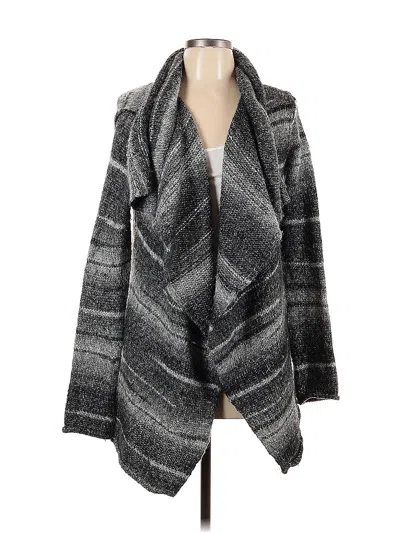 Pre-owned Aqua Cardigan Sweater In Gray