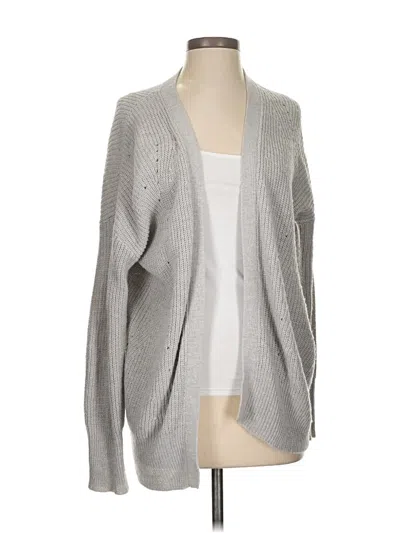 Pre-owned Aqua Cardigan Sweater In Gray