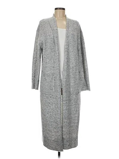 Pre-owned Aqua Cardigan Sweater In Gray