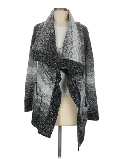 Pre-owned Aqua Cardigan Sweater In Gray