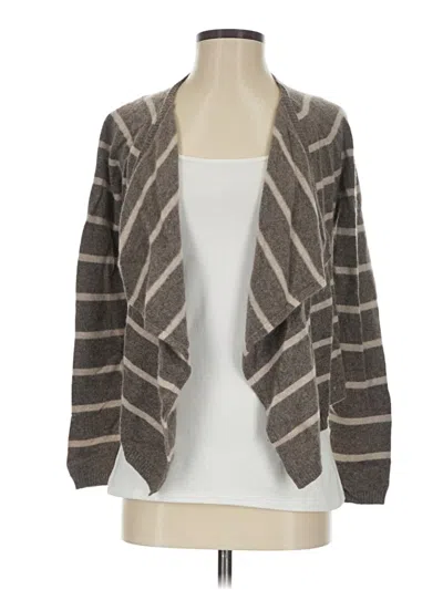 Pre-owned Aqua Cardigan Sweater In Gray