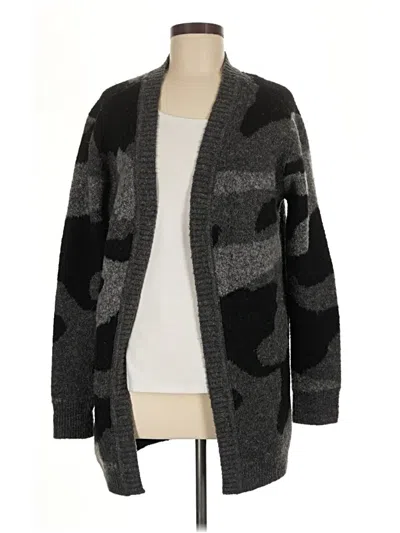Pre-owned Aqua Cardigan Sweater In Gray