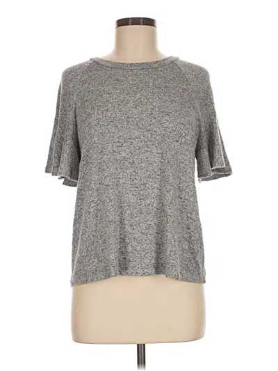 Pre-owned Aqua Cardigan Sweater In Gray